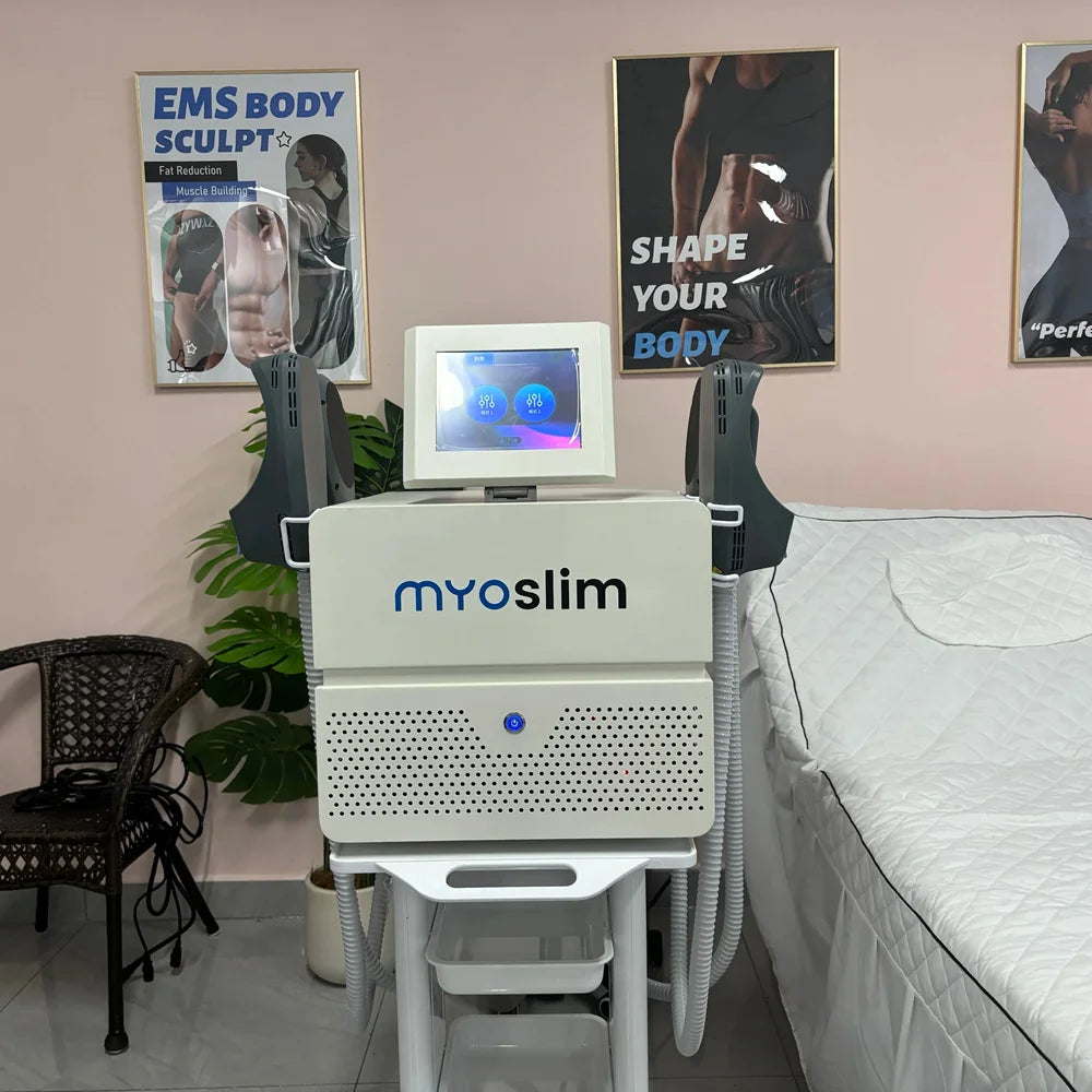 Newest Myoslim Neo RF EMS Body Sculpting Butt Lift EMS Machine 6500W HI-EMT Muscle Stimulator Body Shaping Massage Equipment