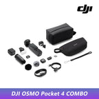 【2026 NEW】DJI Osmo Pocket 4 Pocket Gimbal Vlog Camera 1″ CMOS & 4K/240fps  3-Axis Stabilization 2× Lossless Zoom 107GB Built-in Storage 2" Rotatable Screen Video Camera for Photography New Original