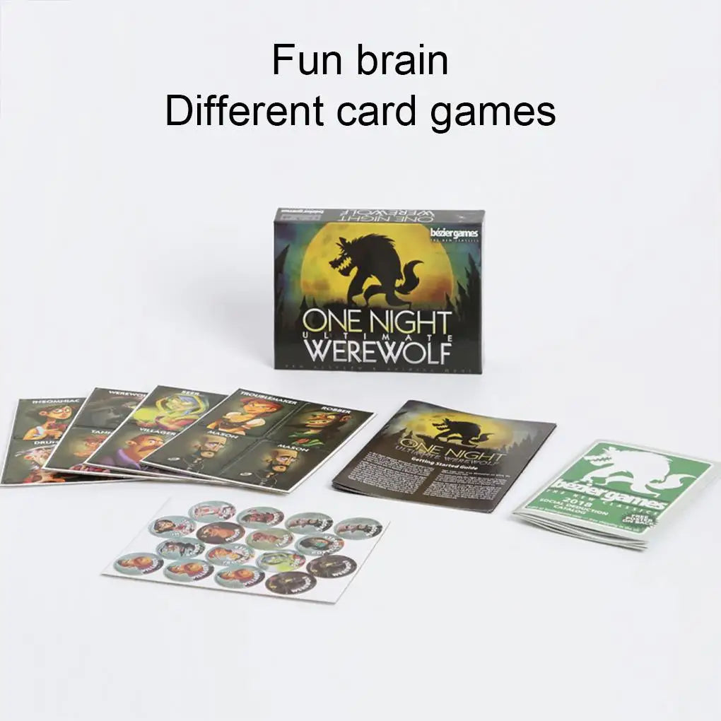 Board Games One Night Ultimate Werewolf Game Card Daybreak Vampire Alien Bonus Roles Party Home Playing Cards Paper Game Card