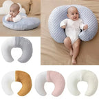 Soft Breathable Nursing Pillow Solid Color Back Support Cushion Baby Feeding Pillow Comfortable Nursing Aid Maternity Essential
