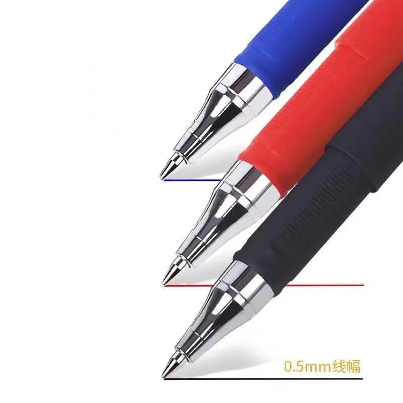 Gel Pens Set 0.5mm Black Blue Red Refill Gel Pen Bullet Tip School & Office Supplies Stationery Kawaii Accessories Stationery