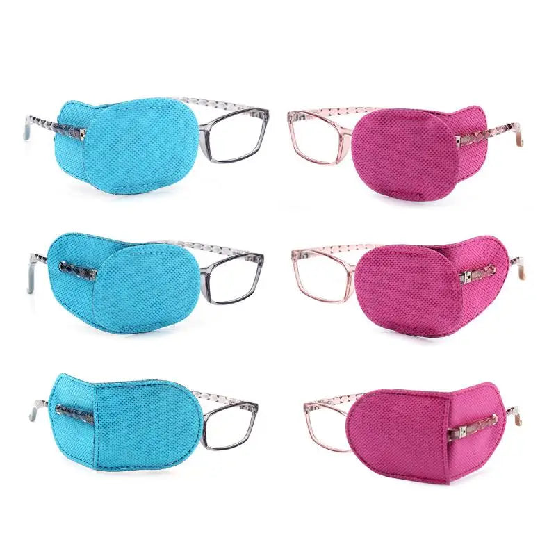 6Pcs Eye Patch Amblyopia Eyeglasses Patches Eyeshade Kid Strabismus Vision Care For Girl Boy Eye Pad