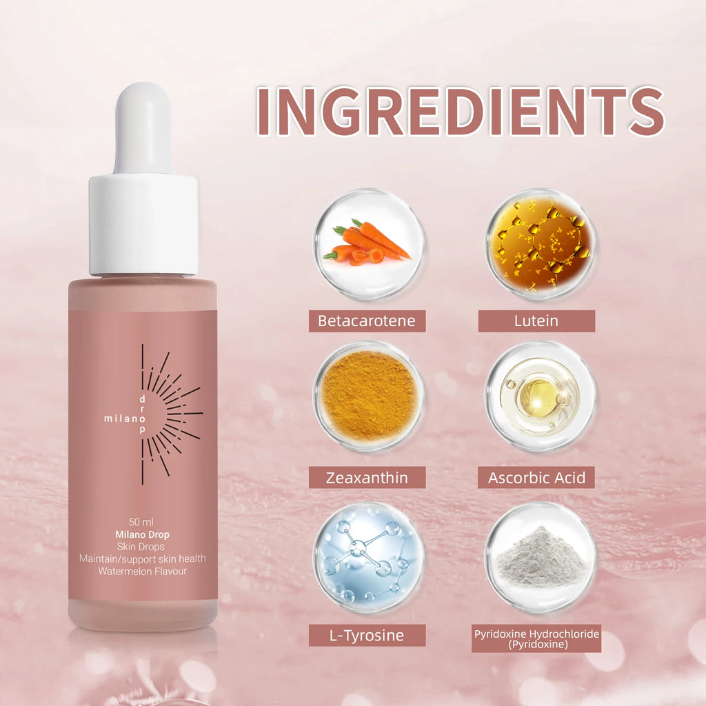 30ml Self -Tanning Drops Body Self Tanner Sunless Tanning Lotion Skin Care to Keep Skin Hydrated for Natural-Looking Tanner