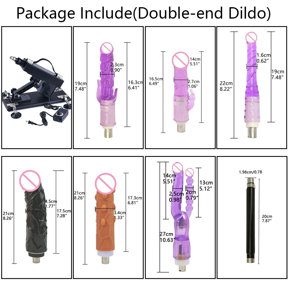 ROUGH BEAST Sex Machine for Women and Men with Dildo Attachment Automatic Masturbation Machine 3XLR Connector Sex Toys Products