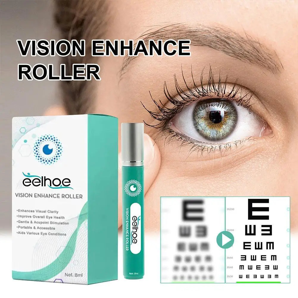 NEW High-end 8ml Quickly Restore Vision Enhance Roller Promotes Clearer Eyesight Mild Relax Massage Fatigue Relief For Eye Care Ürün ana görseli