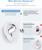 AI Translation Earbuds BT 5.4 Headphones Translator with 144 Languages OWS Real-Time Earphones Ear Buds for Travel Business