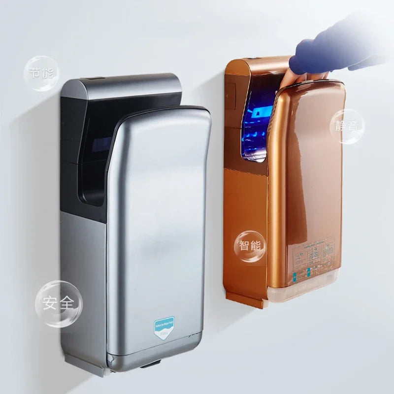 High Speed Hand Dryer Fully Automatic Induction Hand Dryer Hotel Hand Blowing Dual Motor Jet Quick Hand Dryer 2000W Secondary image