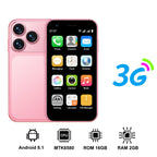 SERVO 18SE MINI Android Smartphone 3G WCDMA Dual SIM Card 2GB+16GB Play Store Face Unlock GPS WiFi Hotspot 3.0" Small Cellphone