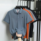 100% pure cotton short sleeved polo shirt high-end luxury brand fashion Paul Pony embroidery golf men's business casual T-shirt