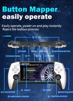 Multifunctional 5 Inch IPS HD Retro Handheld Game Console SF3500 Support Multi-System with FHD Port& Dual Core,256GB Expandable