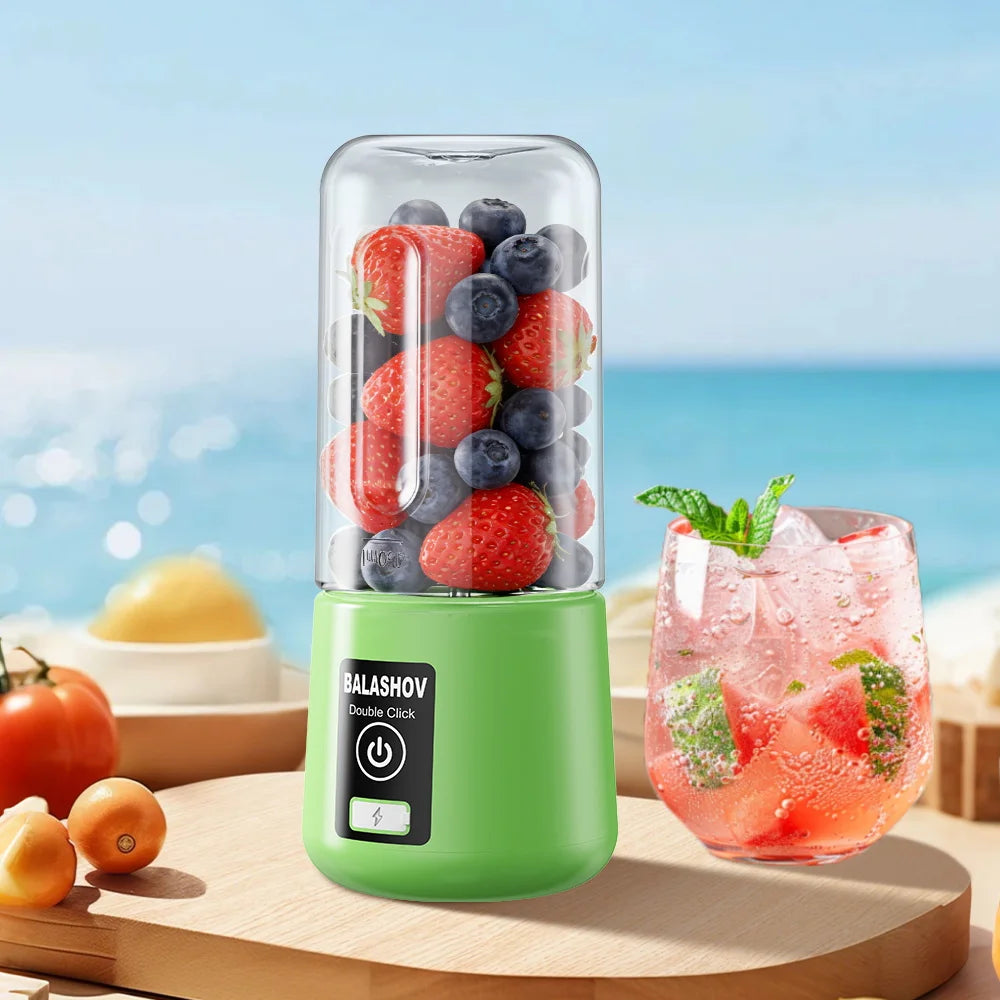 Portable Juicer Blender 450ml Juice Maker USB Rechargeable Lemon Orange Fruit Juicing Cup Electric Juice Machine Travel Juicers