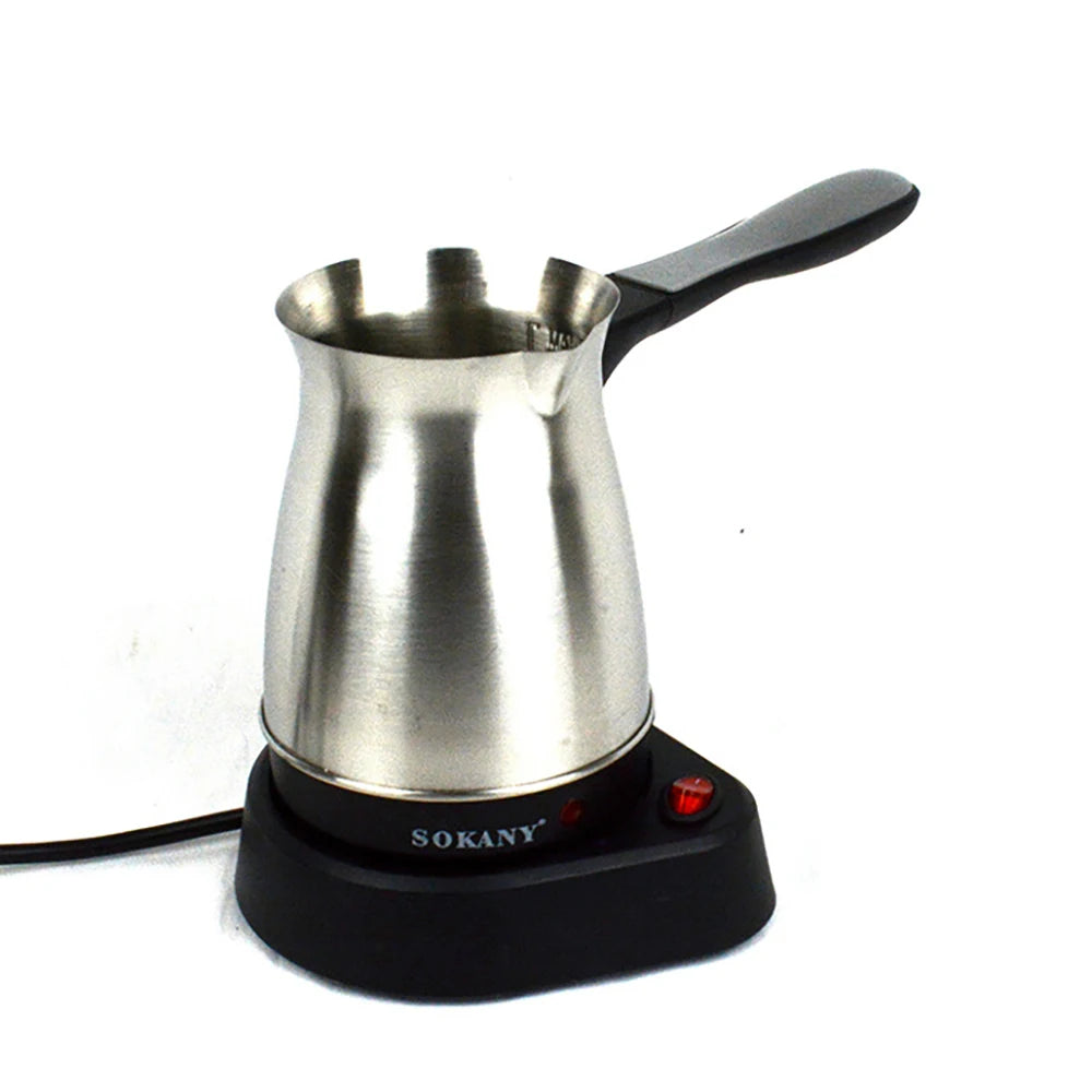 500ML Turkish Electric Kettle Portable Stainless Steel Teapot Water Boiler 220V Home Tea Pot Coffee Maker Machine 5 Cup 주전자 전기포트 Ürün ana görseli