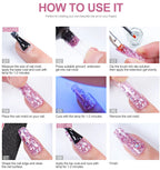 limegirl 15ml Extension Nail Gel Set 6W LED Lamp Full Manicure Set Finger Extend Mold Nail Kit All For Quick Extension Tool Kit