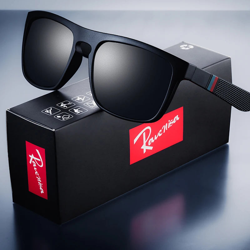 Fashion Square Vintage Polarized Sunglasses Men Women Retro Driving Fishing  Sun Glasses UV400 Eyewear Ürün ana görseli