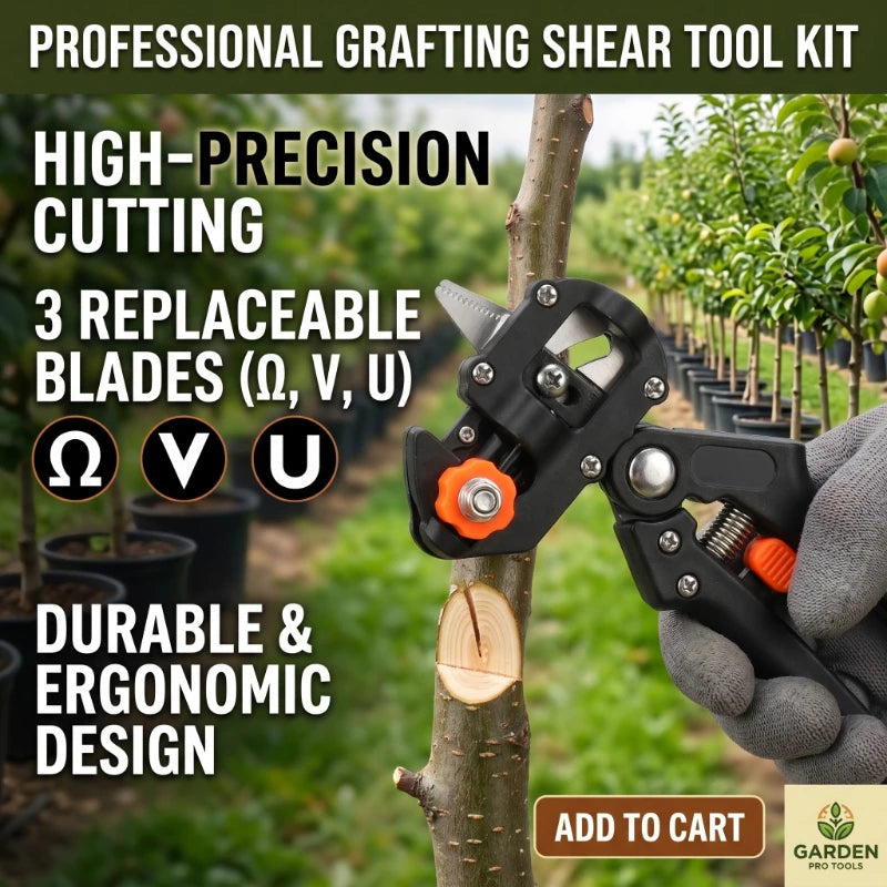 Multi-functional Garden Trimmer Pruning Seedlings Grafting Scissors Fruit Tree Grafting Machine Portable Gardening Tools Ürün ana görseli