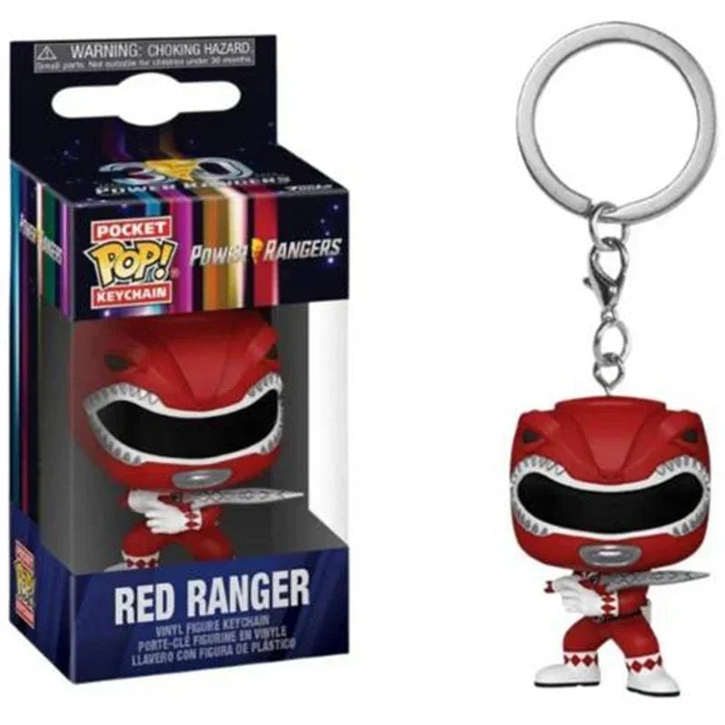 2026 Funko Keychains Ranger Red Blue Pink Minion Kevin Otto Stuart Spider Spot Vash Ahsoka Inuyasha Homer Sam Sally Figure Toys