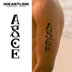 One Piece ACE temporary tattoo sticker, waterproof magic tattoo, lasts to 15 days fake tattoo, semi permanent tattoo