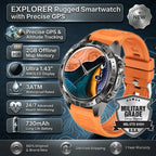Smart Watch for Men GPS Offline Maps 2G ROM 10ATM Waterproof Heart Rate Diving Skiing Hiking Rugged Durable Smartwatch Men Women