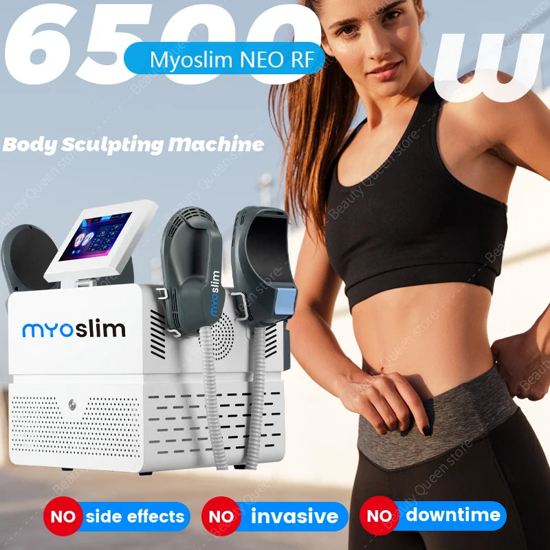 Newest Myoslim Neo RF EMS Body Sculpting Butt Lift EMS Machine 6500W HI-EMT Muscle Stimulator Body Shaping Massage Equipment Main image