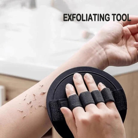 Body Exfoliating Bath Brush-Circular Scrubber for Dead Skin Removal, Painless Shower Tool, Moisturizing Bathing Towel, Skin Care Ürün ana görseli