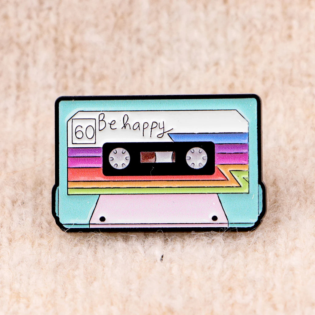 Retro 80s 90s Enamel Pins Vintage Cassette Tape Brooches Old School Lapel Pins for Backpacks Jewelry Gift For Friends