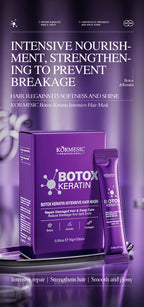 Keratin Hair Mask Magical 5 Second Repair Damage Frizzy Soft Smooth Shiny Hair Deep Moisturize Hair Treat Repair Hair Care Mask