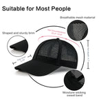 VOBOOM Breathable Full Mesh Baseball Cap for Men Women Lightweight Trucker Sports Hats  Quick Dry Outdoor Running Cap