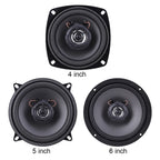 4/5/6 Inch Automobile Audio HiFi Music 12V 2 Way Car HiFi Coaxial Speaker 4 Ohms Full Range Frequency Auto Audio 300W/400W/500W