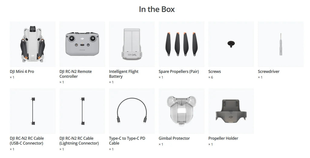 DJI Mini 4 Pro Mini Drone with 4K HDR Video Camera 34 Minutes Flight Time 20km Max Video Transmission Range New Original C0