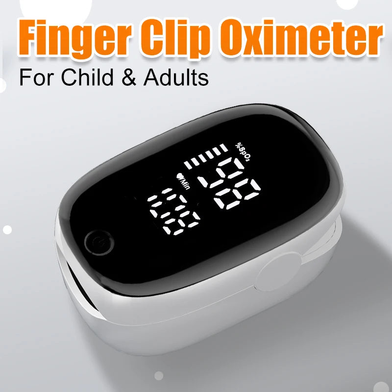 Oximeter Portable Fingertip Pulse Blood Oxygen Saturation Monitor With LED Display Fingertip Oximeter Testing SpO2 Health Care Main image