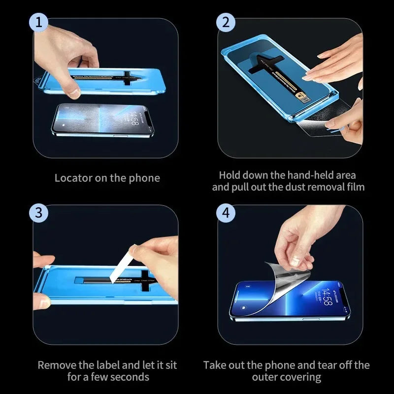 3PCS Tempered Glass For Google Pixel 10 9 Pro XL 8 8A 9a 7 7a 5G Screen Protector Fingerprint Toughened Accessories No Dust Kit