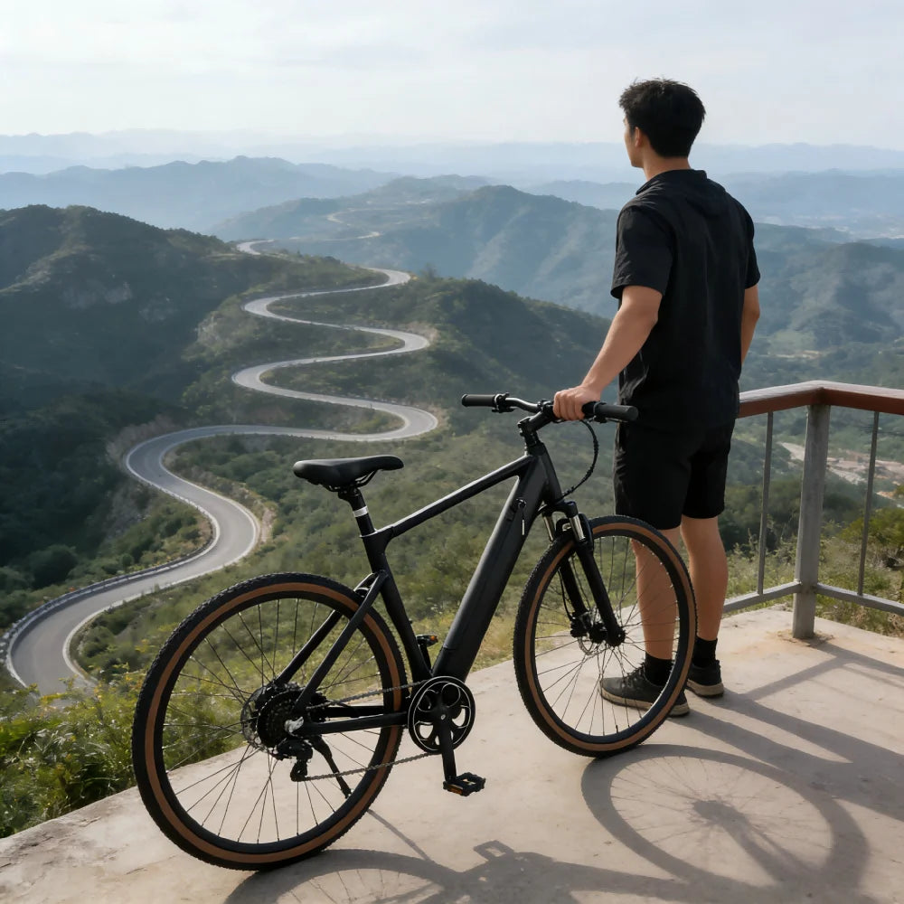 YANGOR 250W Electric Bike, 28" Ultra-Light Frame, Long Range, city & Road Bicycle, Suitable for Both Men and Women E-bike CE EU