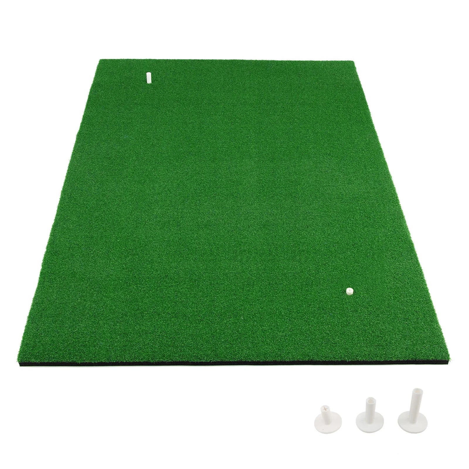 Golf Hitting Mat, Reel Feel Golf Practice Mat with Synthetic Turf and 2 Tee Positions, 3 Rubber Tees Included, Golf Putting Main image