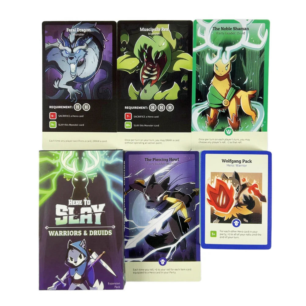 1 or 2 Pcs Newest Here to Slay Card Game from A Strategic Card Game for Teens and Adults Board Game Deck For Chritmas Halloween Secondary image