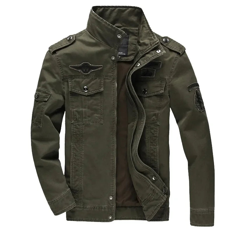 2024 new Spring Autumn Men's Bomber Jacket Casual Male Tactical Coats Baseball Slim Outwear Windbreaker Tooling Jackets
