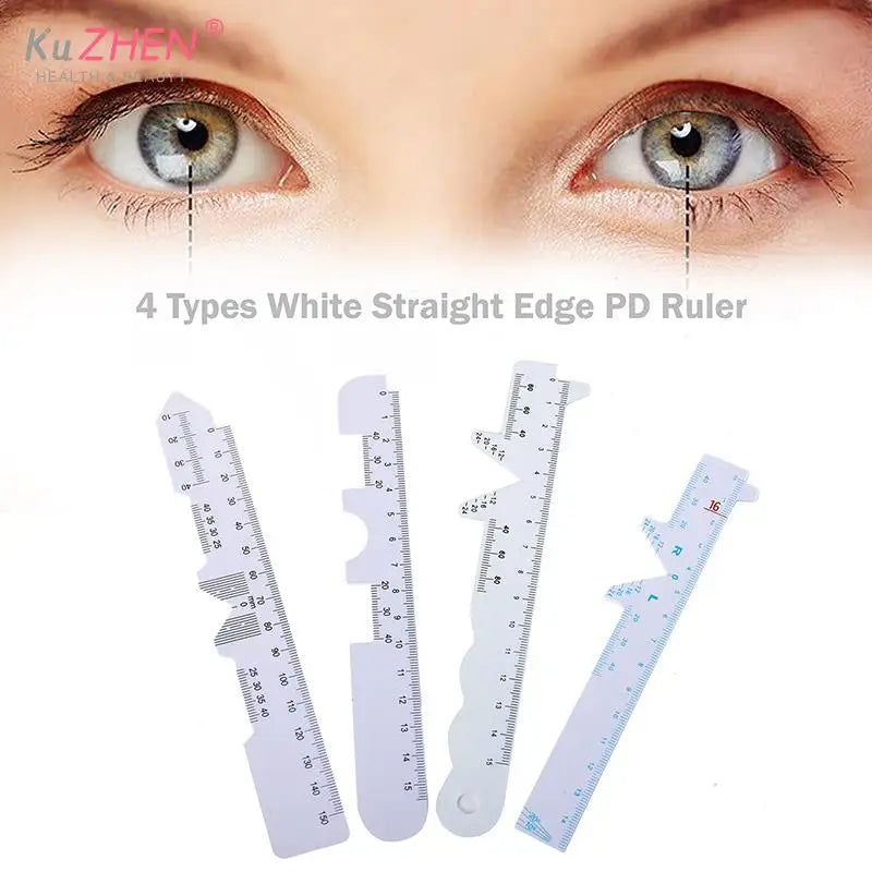 1/4pcs PD Ruler Measure Optical Vernier PD Ruler Pupil Distance Meter Eye Ophthalmic Tool Eye Occluder For Vision Test Eye Care Secondary image