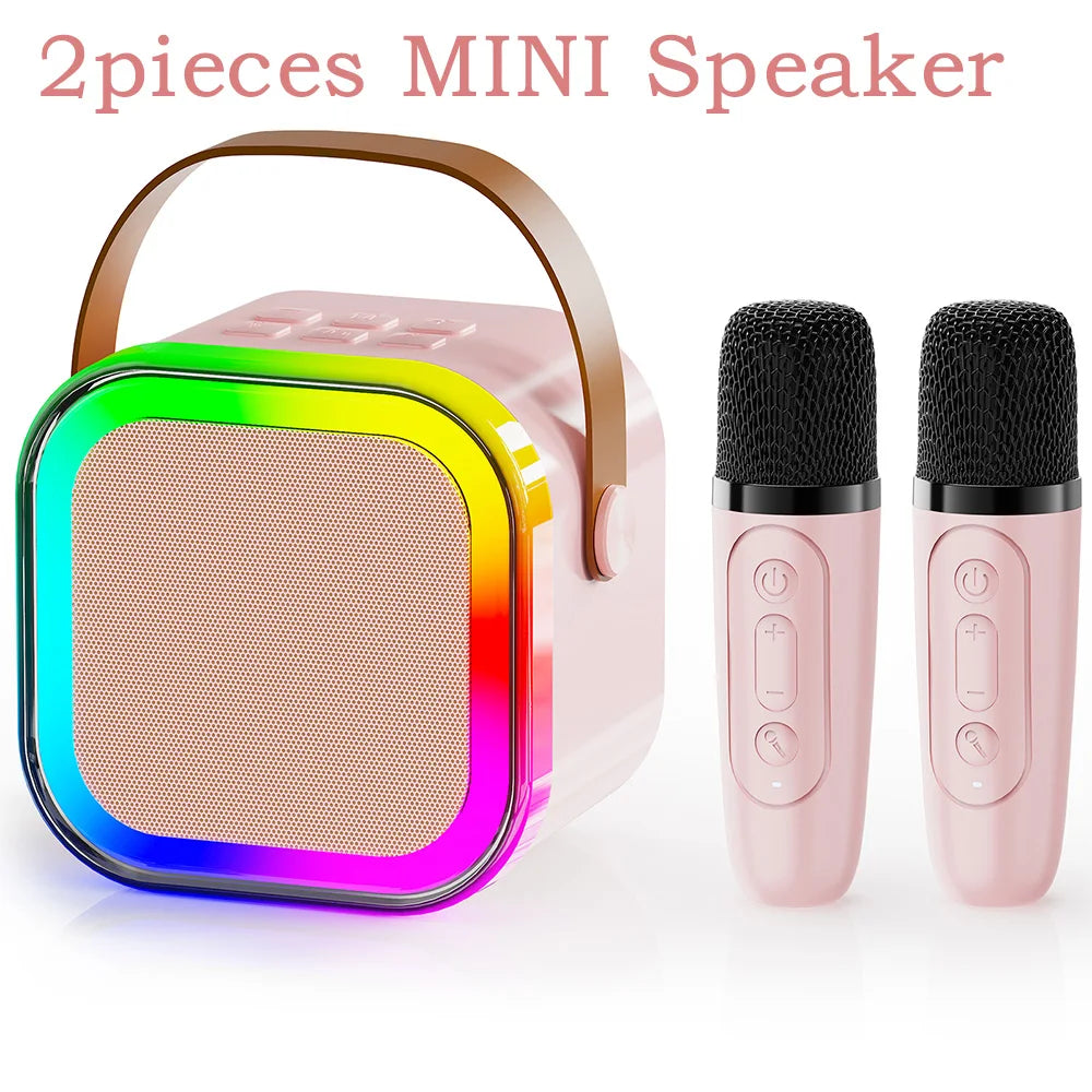 Enjoy the Party-Portable 2pieces Bluetooth Karaoke Machine with 5.3PA Speaker System,Wireless Microphones for Home Entertainment Ürün ana görseli