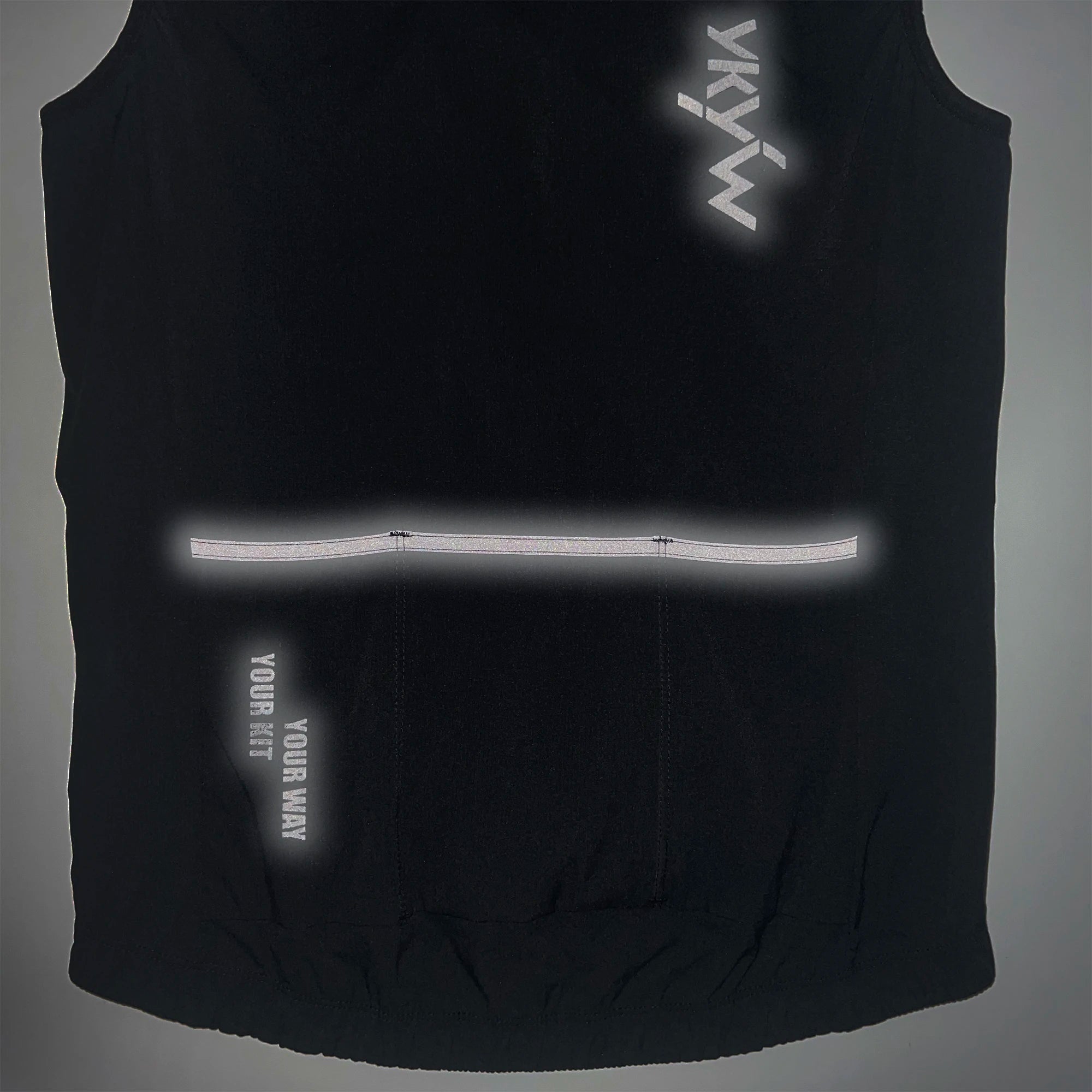 YKYWBIKE Men Cycling Gelit Thermal Fleece Bicycle Windbreaker Sleeveless Bike Vest Windproof Waterproof Cycling