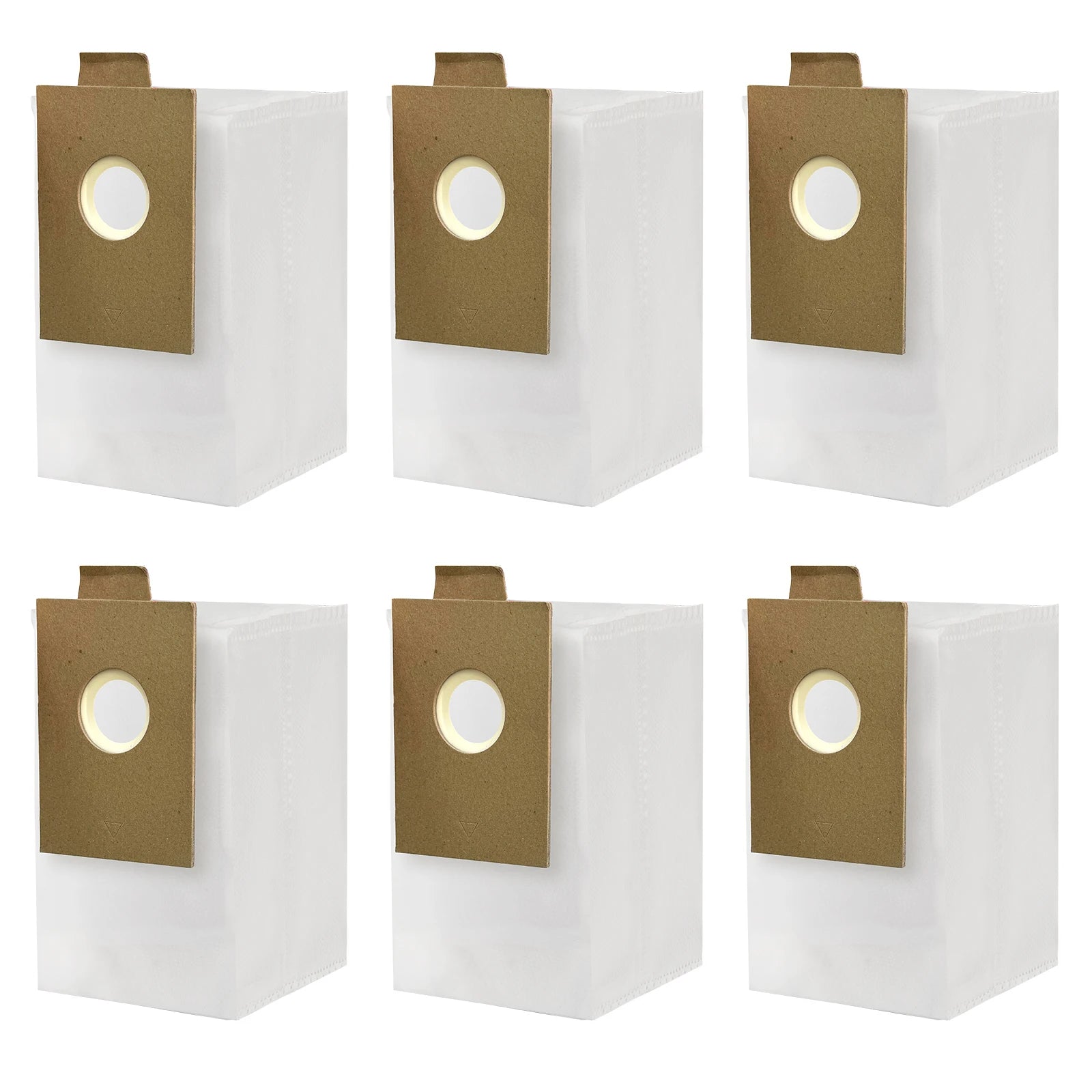 6 Pack White Replacement Dust Bags for X1000 Cordless Vacuum, Disposable Dust Collection Bag, Vacuum Cleaner Parts & Accessories Main image