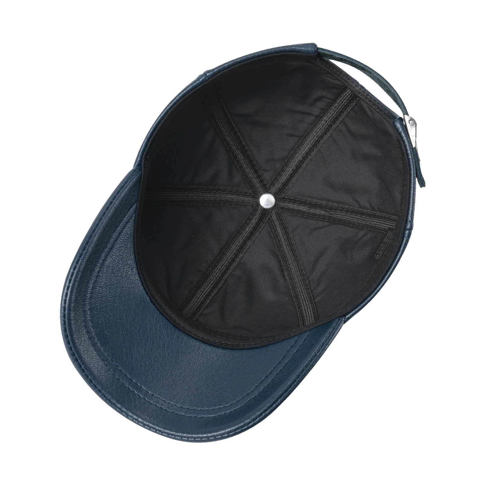 FEINION Men's Adjustable Baseball Cap Winter Driving Hunting Fishing Hat Genuine Leather Ivy Fashion Beret Flat Cap.