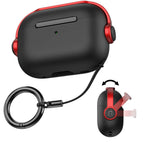Cover For Airpods Pro 1st 2nd generation TPU Case With Keychain Wireless Earphone Protective Case For Air Pods 3 2 1 Accessories
