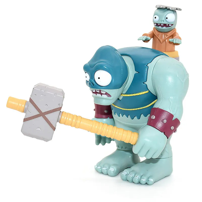 PLANTS VS ZOMBIES Crazy Dave Game Action Figure Roadblock Iron Bucket Grim Reaper Zombie Model Doll Kids Toys Children's Gifts