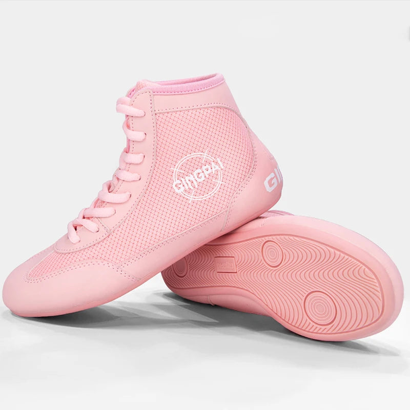 Professional Men Women Wrestling Boots 5 colors Boxing Shoes Couples Anti-Slippery Sneakers Mens Breathable Wrestling Boots