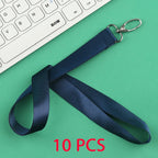 10 Pcs/lot Custom logo lanyard Neck Rope Keychain Personal Print With My Logo Company Name Wholesale of customized Landyard
