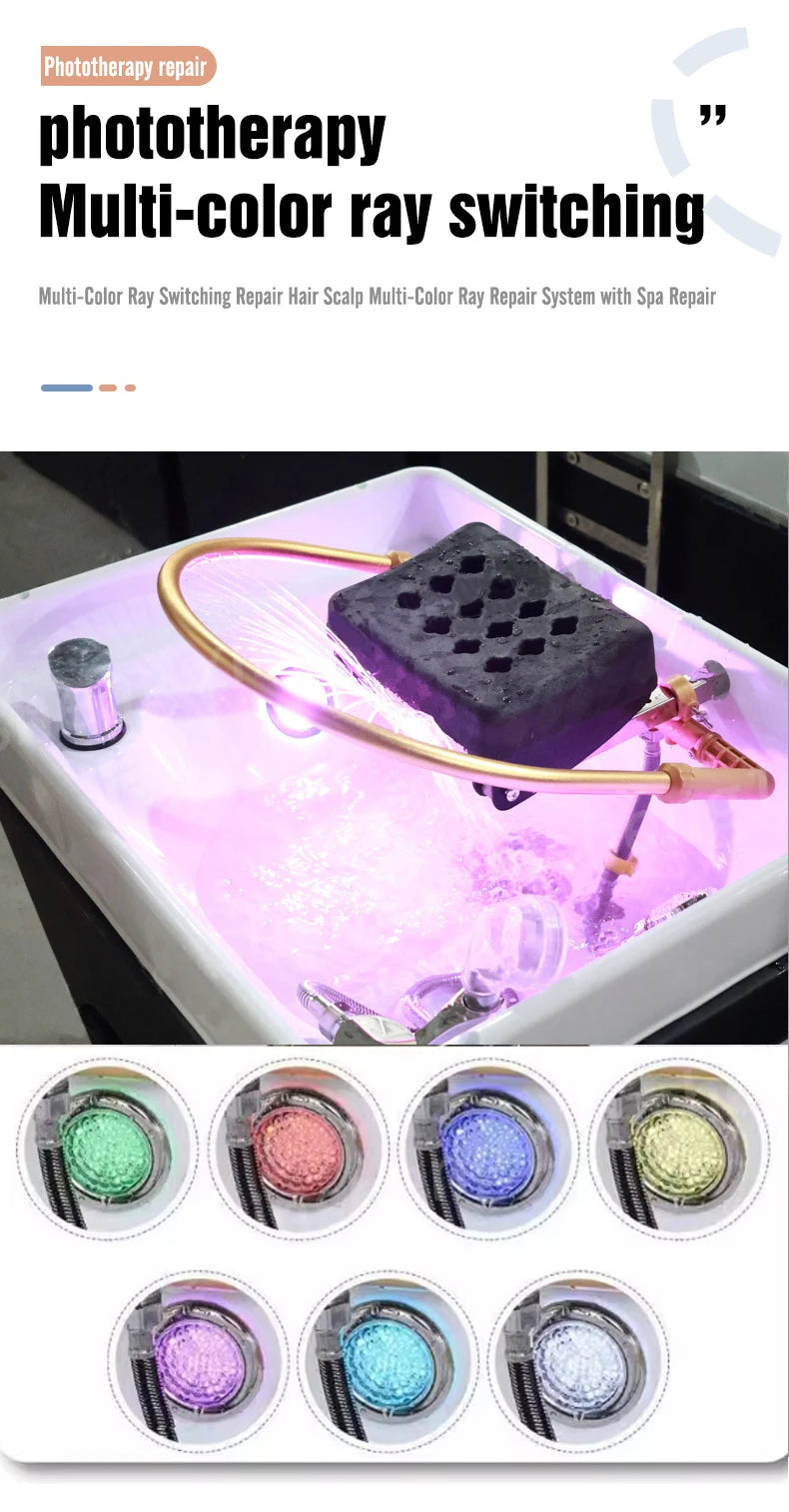 Hair Wash Water Tank Portable Shampoo Bed Acrylic Bowl Sink Hair Care and Styling Appliances for Beauty Salon
