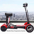 Four Wheel Electric Skateboard Portable Electric Scooters 10 Inch 36V Foldable Electric Scooter For Disabled Elderly