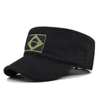 Men's Embroidered Baseball Cap Print Brazilian Flag/Casual Sports Tactical Hat Camouflage Hat Hiking Hat Fishing Hat