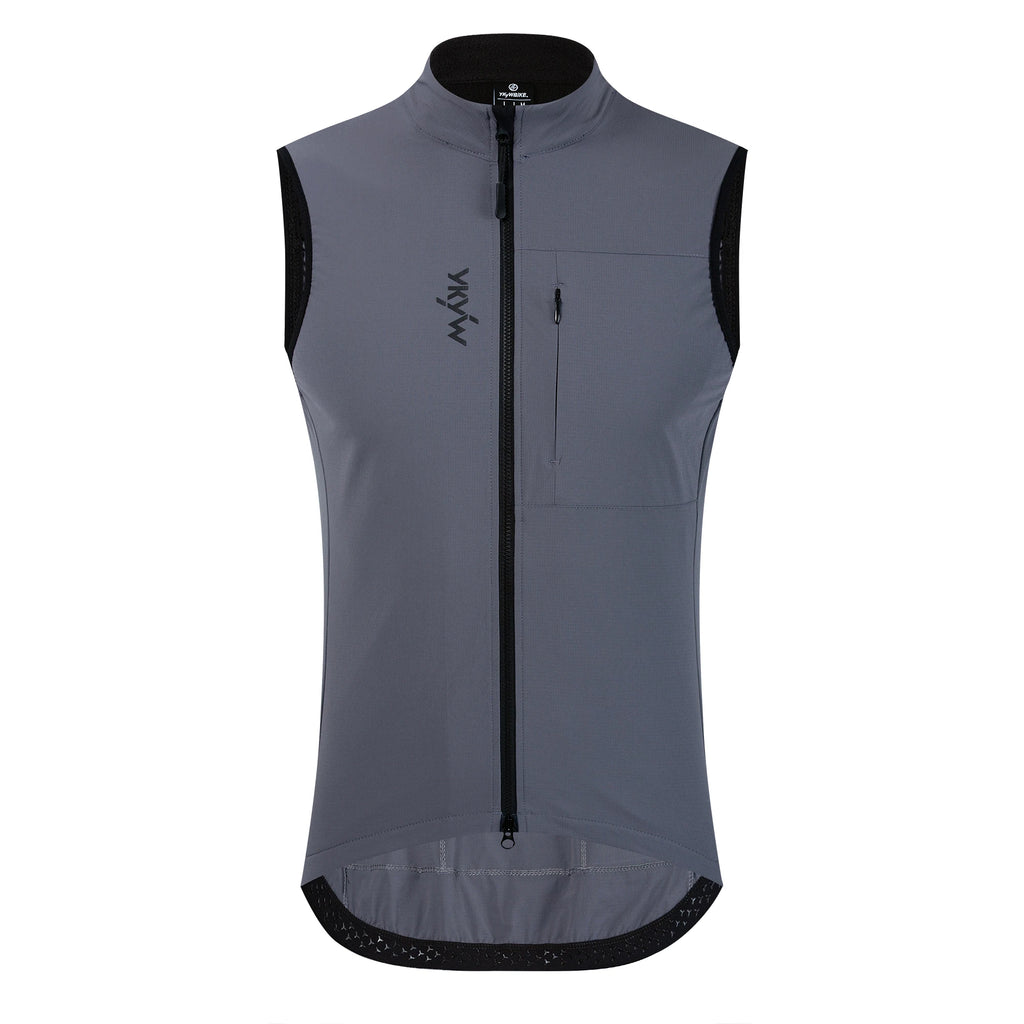 YKYWBIKE Men Cycling Gelit Thermal Fleece Bicycle Windbreaker Sleeveless Bike Vest Windproof Waterproof Cycling