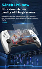 Multifunctional 5 Inch IPS HD Retro Handheld Game Console SF3500 Support Multi-System with FHD Port& Dual Core,256GB Expandable