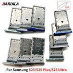 10Pcs mix color SIM SD Dual Card Phone Card Tray Holder Adapter For Samsung S23 S24 S25 Plus S23 Ultra Sim Card Drawer Slot Tray